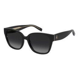 Lunettes de soleil Tommy Hilfiger TH 2398/S Black / verres Dark Grey Shaded (807-9O)