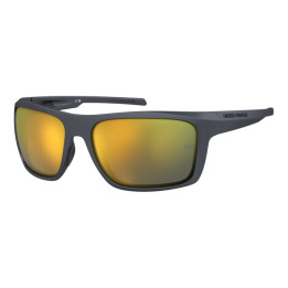 Lunettes de soleil Under Armour UA GAMEPROOF Metalized Grey / verres Multilayer Gold (4WC-SQ)