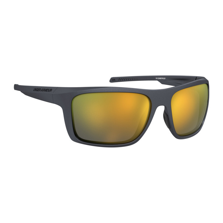 Lunettes de soleil Under Armour UA GAMEPROOF Metalized Grey / verres Multilayer Gold (4WC-SQ)