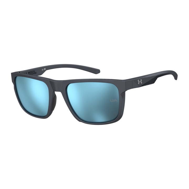Lunettes de soleil Under Armour UA SPEEDBURST Metalized Grey / verres Blue Multilayer (4WC-Z0)