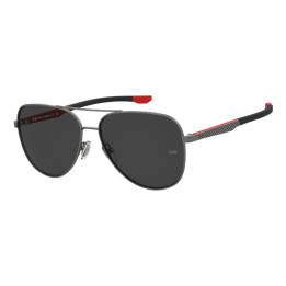 Lunettes de soleil Under Armour UA CARBONSOAR/G Matte Dark Ruthenium Red / verres Grey (3S3-IR)