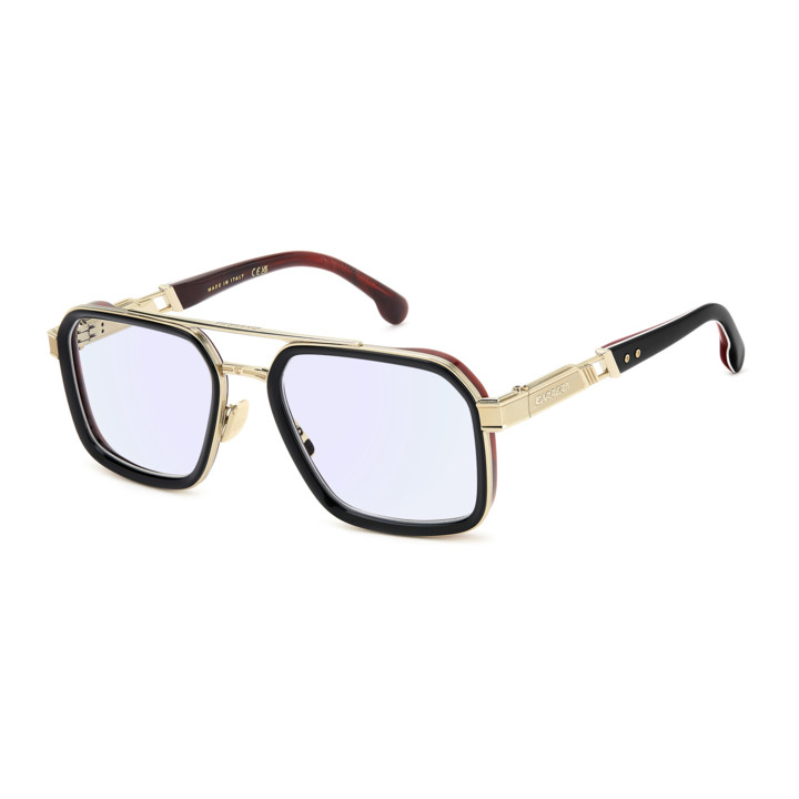 Lunettes de vue Carrera CA TITANIO 02 Black Red Horn / verres Blue Mirror (N8L-2Y)