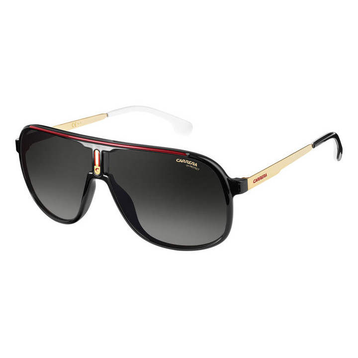 Lunettes de soleil Carrera 1007/S Black / verres Dark Grey Shaded (807-9O)