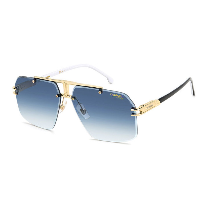 Lunettes de soleil Carrera 1054/S Gold / verres Dk Blue Shaded (J5G-08)