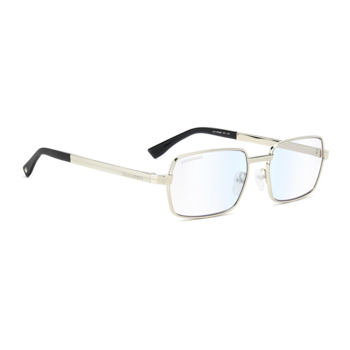 Lunettes de vue Dsquared2 D2 0192/BB Light Gold / verres Blue Absorber (3YG-G6)