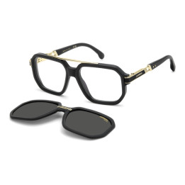 Lunettes de vue avec clip solaire Carrera CA TITANIO 01/C Matte Black / verres Grey Polarized Antireflex (003-1T)