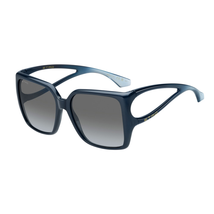 Lunettes de soleil Etro 0142/S Teal / verres Grey Azure (ZI9-GB)