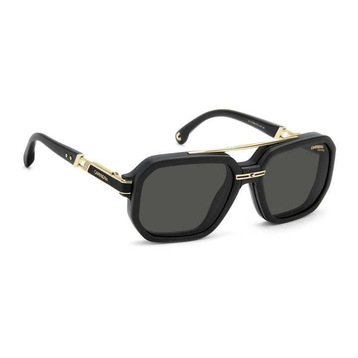 Lunettes de vue avec clip solaire Carrera CA TITANIO 01/C Matte Black / verres Grey Polarized Antireflex (003-1T)
