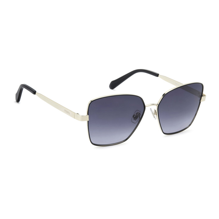 Lunettes de soleil Fossil FOS 3182/G/S Light Gold / verres Dark Grey Shaded (3YG-9O)