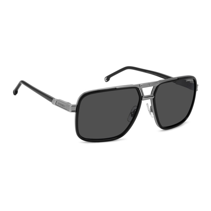 Lunettes de soleil Carrera 1071/S Black Dark Ruthenium / verres Grey Polarized (ANS-M9)