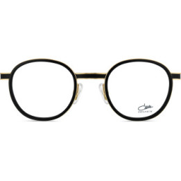 Cazal 6028 001 noir-or - vue de face