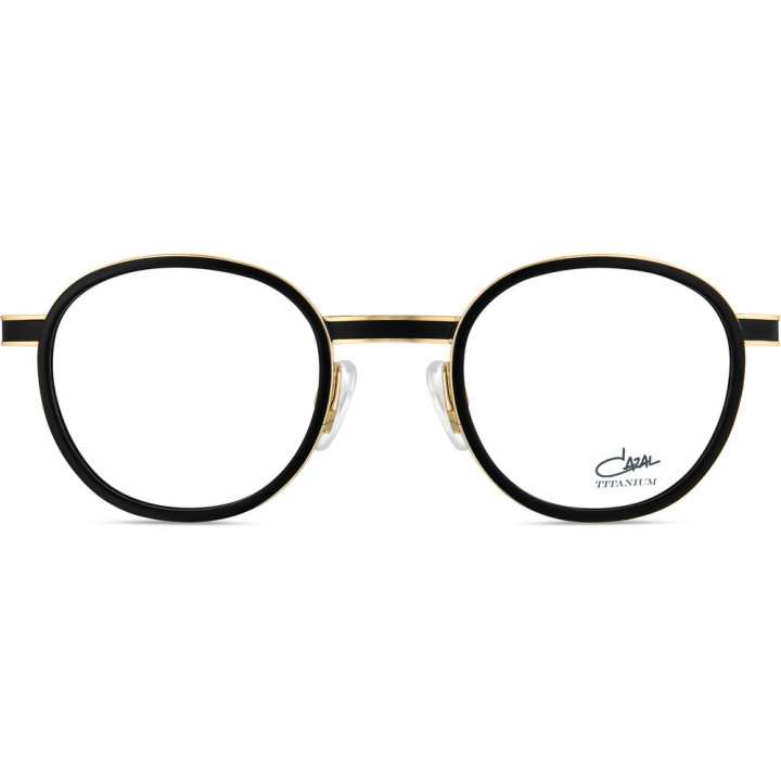 Cazal 6028 001 noir-or - vue de face