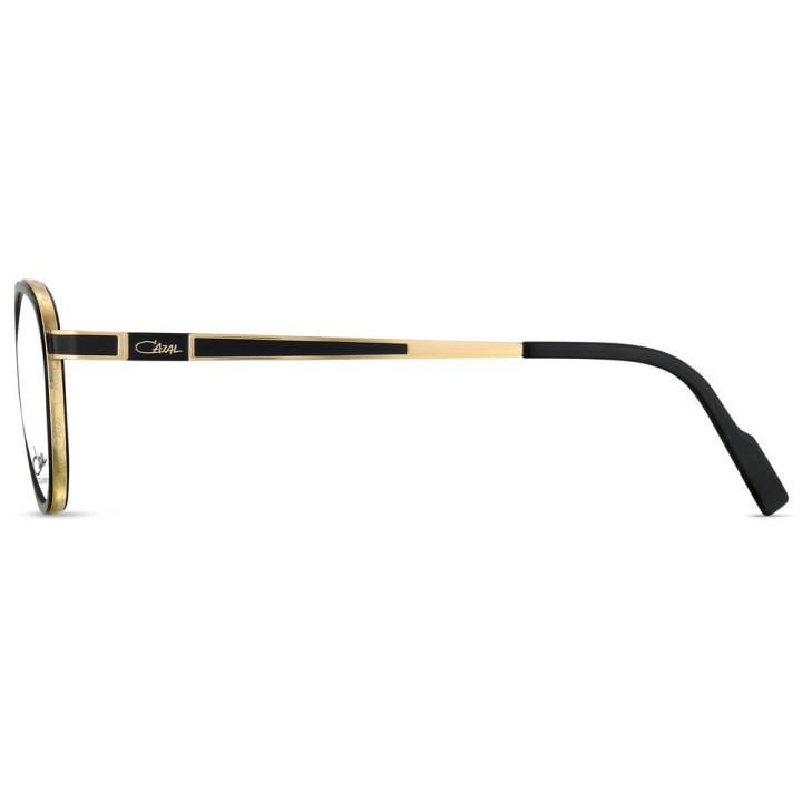 Cazal 6028 001 noir-or - vue de profil