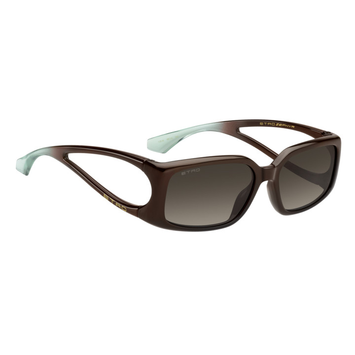 Lunettes de soleil Etro ETROZEPHYR Brown Turquoise / verres Brown Shaded (7J5-HA)