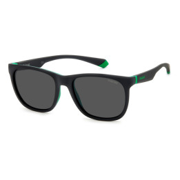 Lunettes de soleil Polaroid PLD 2140/S Matte Black Green / verres Grey Polarized (3OL-M9)