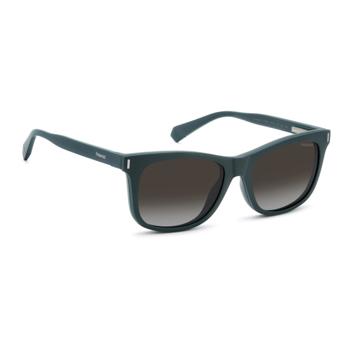 Lunettes de vue avec clip solaire Polaroid PLD 6202/CS Matte Teal / verres Brown Shaded Polarized (PYW-LA)