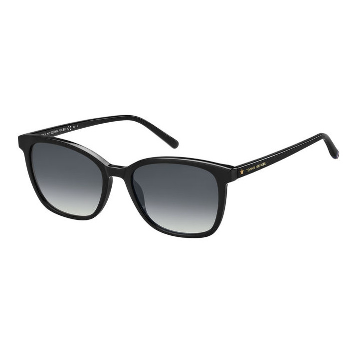 Lunettes de soleil Tommy Hilfiger TH 1723/S Black / verres Dark Grey Shaded (807-9O)
