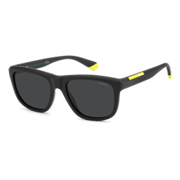 Lunettes de soleil Polaroid PLD 2163/S Matte Black Yellow / verres Grey Polarized (PGC-M9)