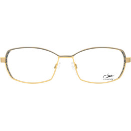 Cazal 1288 001 bleu gris-or - vue de face