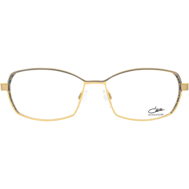Cazal 1288 001 bleu gris-or - vue de face