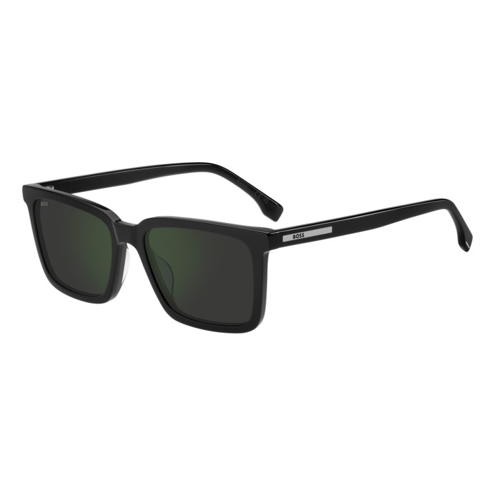 Lunettes de soleil BOSS 1893/G/S Black / verres Grey High Contrast Green Mirror Antirefl (807-I8)