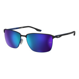 Lunettes de soleil Under Armour UA RETAINED/G/N Matte Black Blue / verres Green Mirror (0VK-T5)