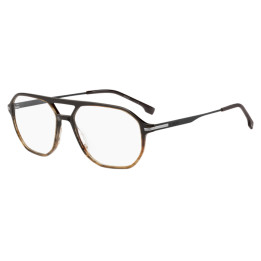 Lunettes de vue BOSS 1890 Striped Brown Ruthenium (6KM)