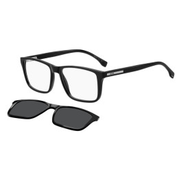 Lunettes de vue avec clip solaire BOSS 1896/C Black / verres Grey Polarized (807-M9)