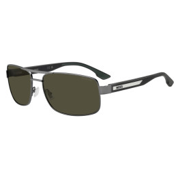 Lunettes de soleil BOSS 1906/S Dark Ruthenium / verres Green Polarized High Contrast (KJ1-L7)
