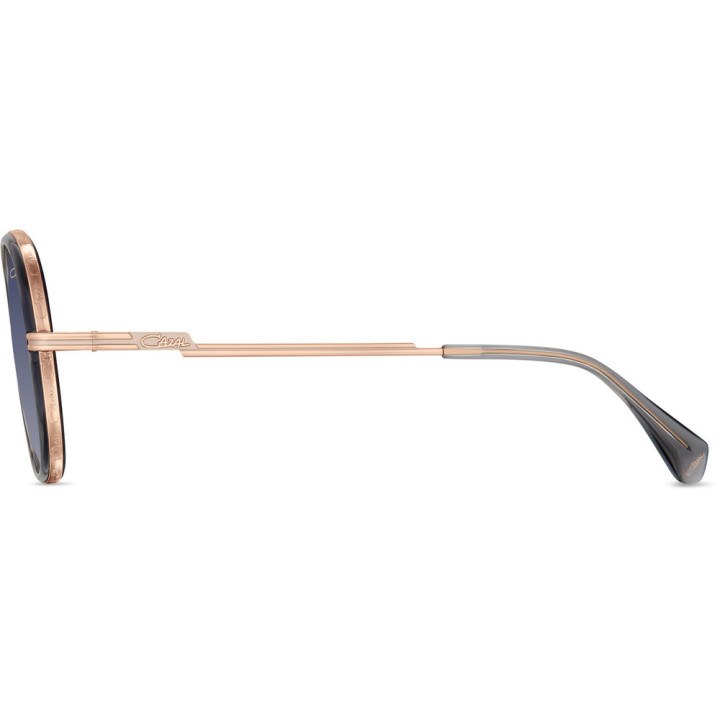 Cazal 8526 002 gris-rosé or - vue de profil
