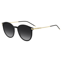 Lunettes de soleil BOSS 1948/S Black Crystal 2 / verres Dark Grey Shaded (EI7-9O)