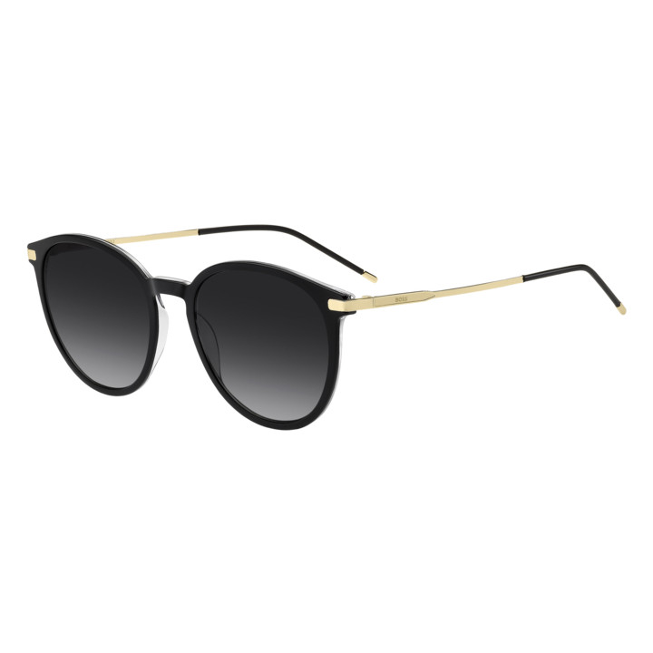 Lunettes de soleil BOSS 1948/S Black Crystal 2 / verres Dark Grey Shaded (EI7-9O)