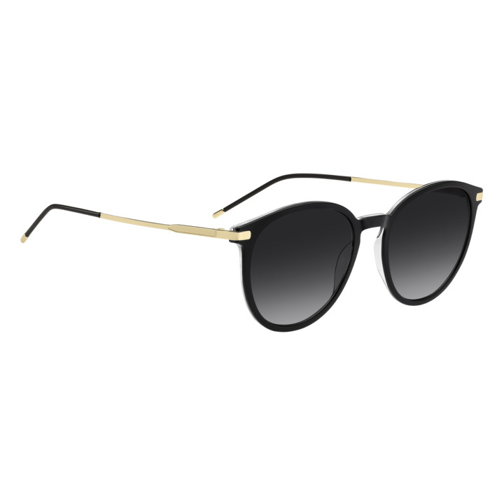 Lunettes de soleil BOSS 1948/S Black Crystal 2 / verres Dark Grey Shaded (EI7-9O)