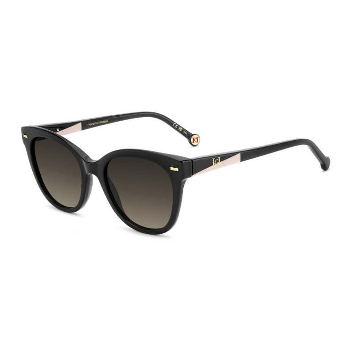 Lunettes de soleil Carolina Herrera HER 0360/S Black / verres Brown Shaded (807-HA)