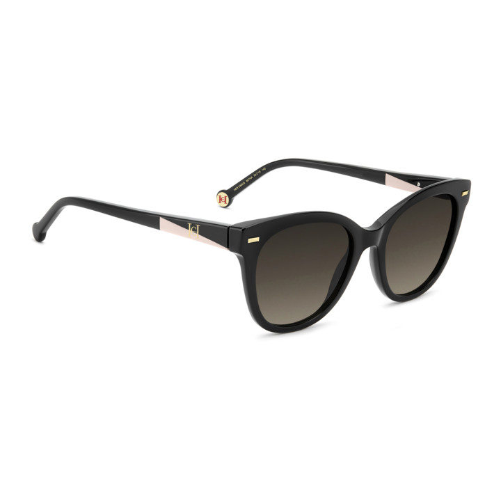 Lunettes de soleil Carolina Herrera HER 0360/S Black / verres Brown Shaded (807-HA)