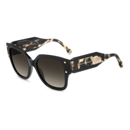 Lunettes de soleil Carolina Herrera HER 0366/S Black / verres Brown Shaded (807-HA)
