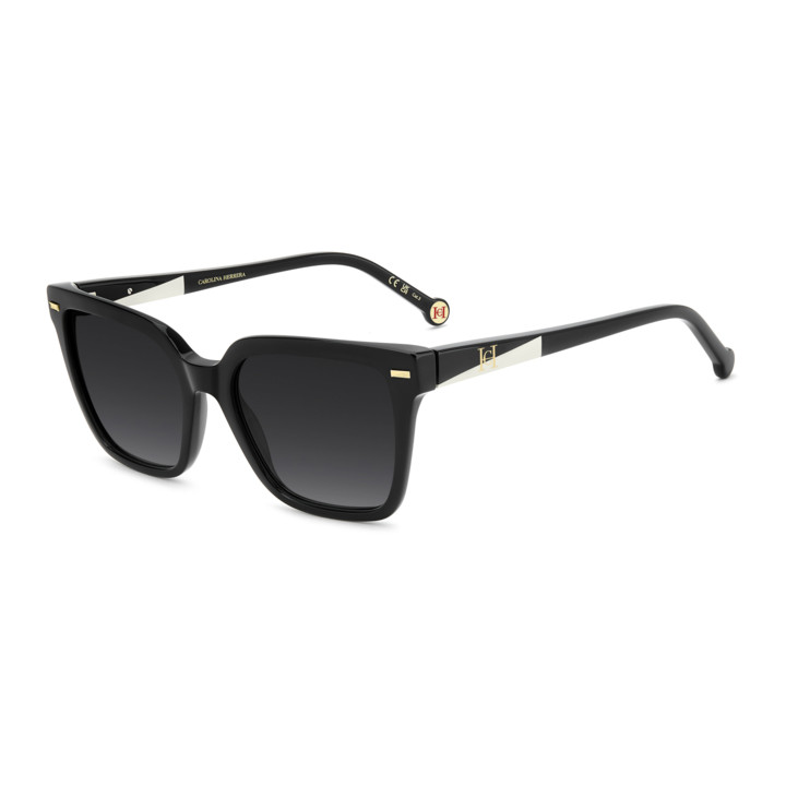 Lunettes de soleil Carolina Herrera HER 0361/S Black / verres Dark Grey Shaded (807-9O)
