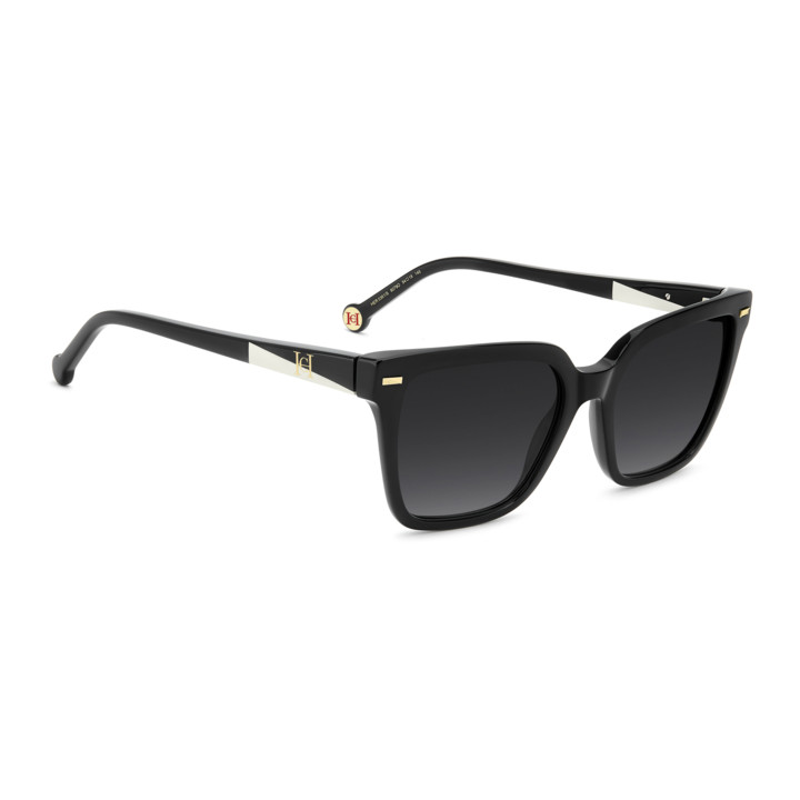 Lunettes de soleil Carolina Herrera HER 0361/S Black / verres Dark Grey Shaded (807-9O)
