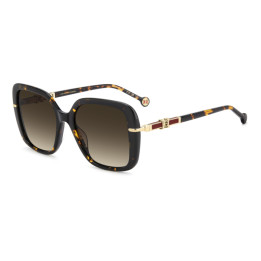 Lunettes de soleil Carolina Herrera HER 0380/G/S Havana / verres Brown Shaded (086-HA)