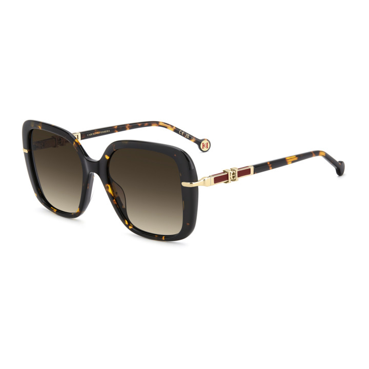 Lunettes de soleil Carolina Herrera HER 0380/G/S Havana / verres Brown Shaded (086-HA)
