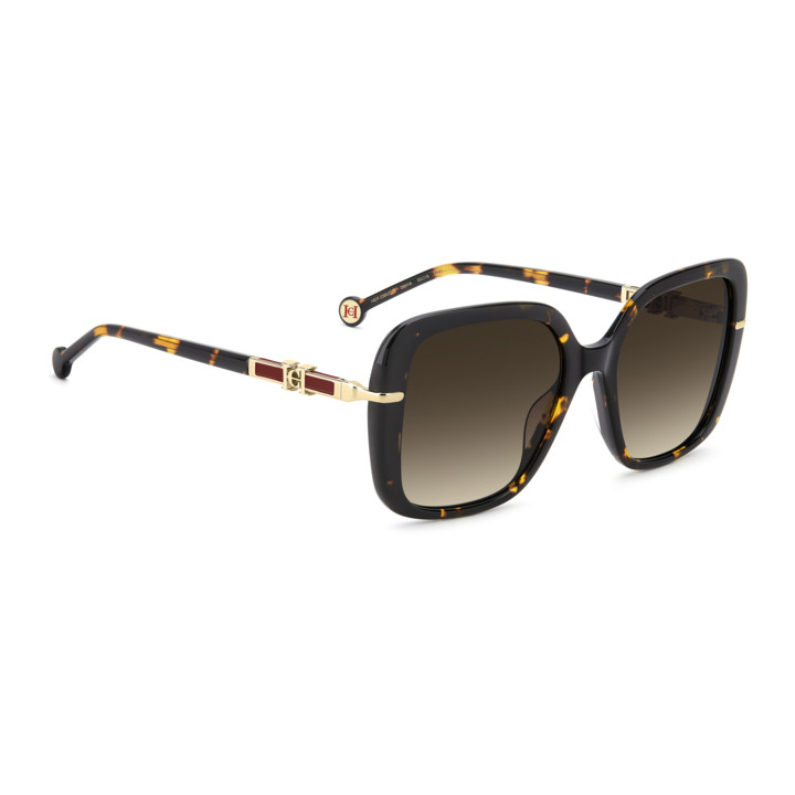 Lunettes de soleil Carolina Herrera HER 0380/G/S Havana / verres Brown Shaded (086-HA)