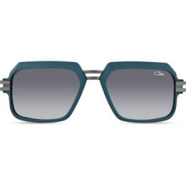 Cazal 6004/3 019 bleu pétrole-gun métal mat - vue de face