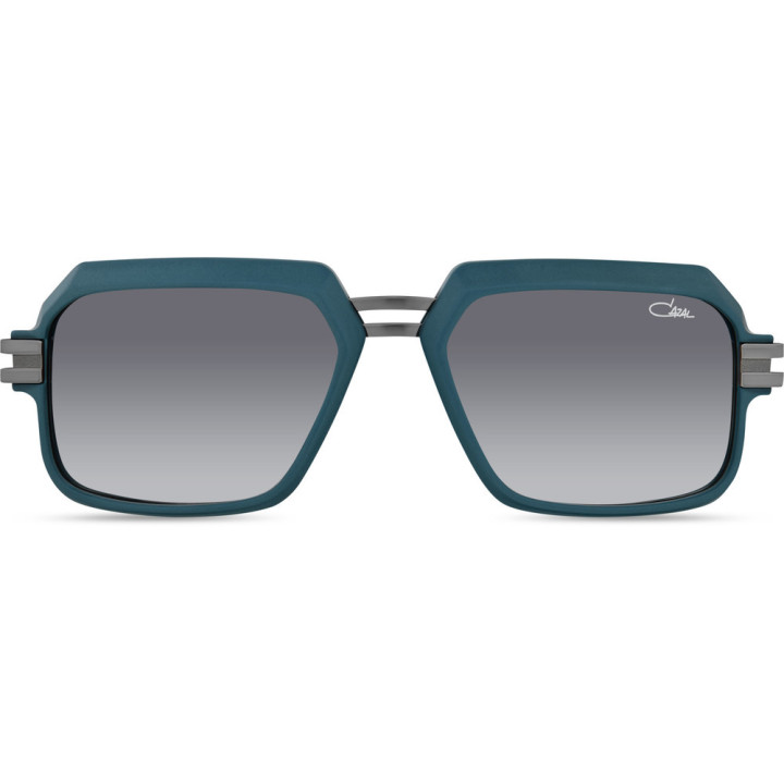 Cazal 6004/3 019 bleu pétrole-gun métal mat - vue de face