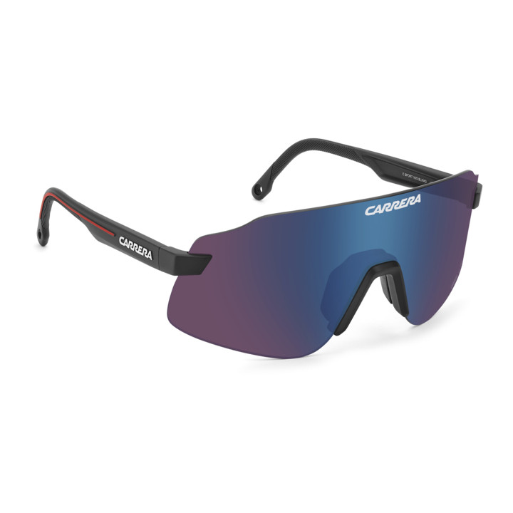 Lunettes de soleil Carrera C SPORT 16/S Matte Black Red / verres Violet High Contrast Blue Filter (BLX-MG)