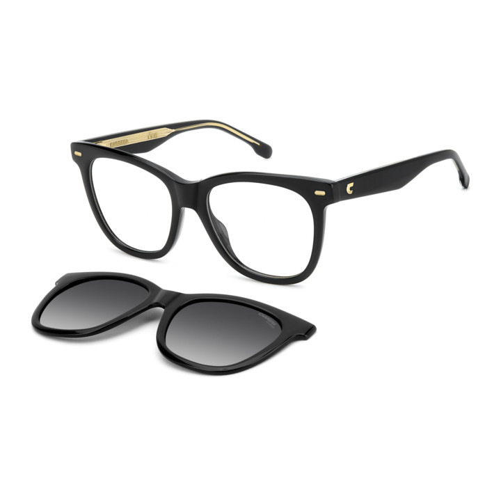 Lunettes de vue avec clip solaire Carrera CA 3098/C Black / verres Grey Shaded Polarized (807-WJ)