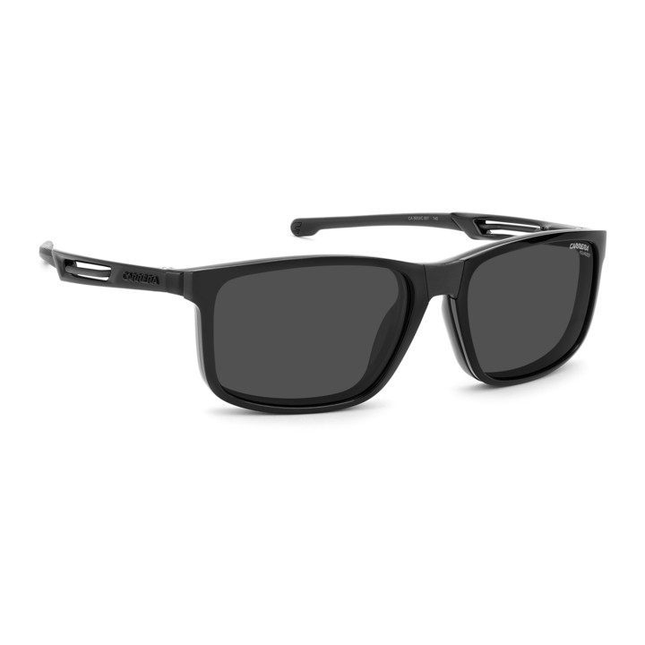 Lunettes de vue avec clip solaire Carrera CA 8933/C Black / verres Grey Polarized (807-M9)