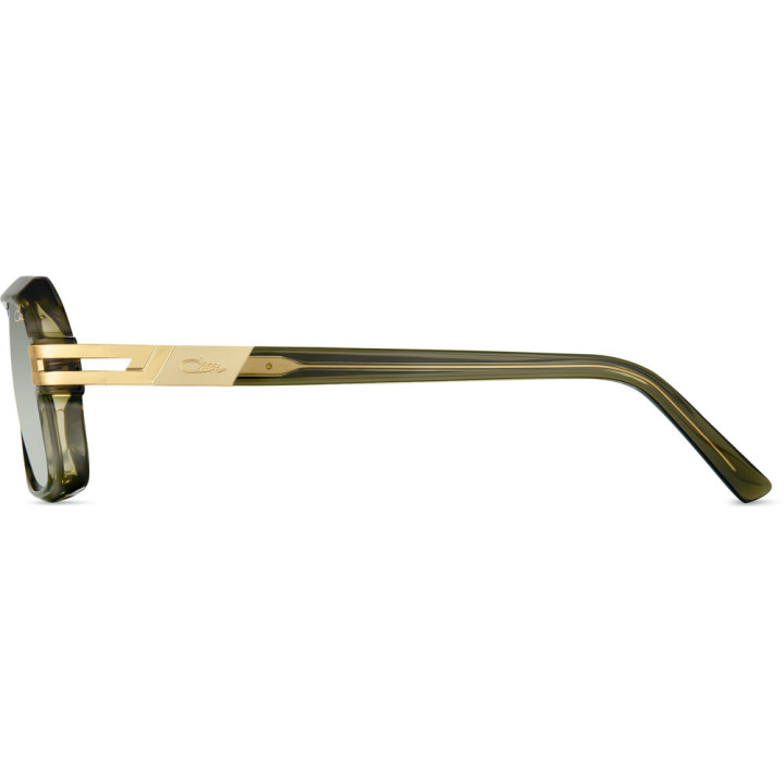 Cazal 6037/3 006 kaki-or - vue de profil