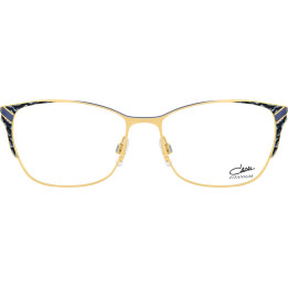 Cazal 1290 001 bleu nuit-or - vue de face