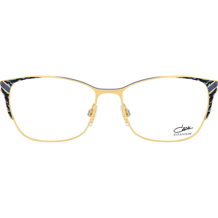 Cazal 1290 001 bleu nuit-or - vue de face