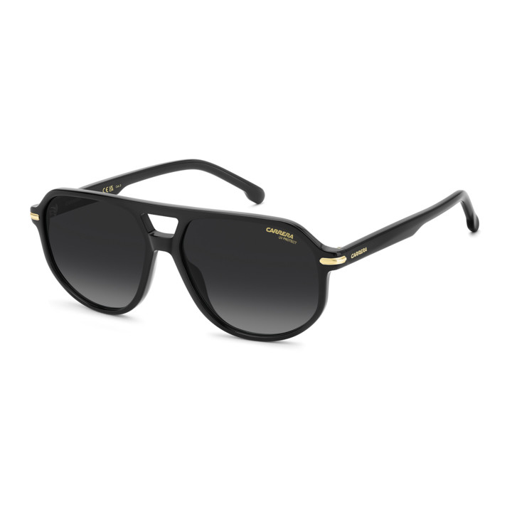 Lunettes de soleil Carrera 375/S Black / verres Dark Grey Shaded (807-9O)